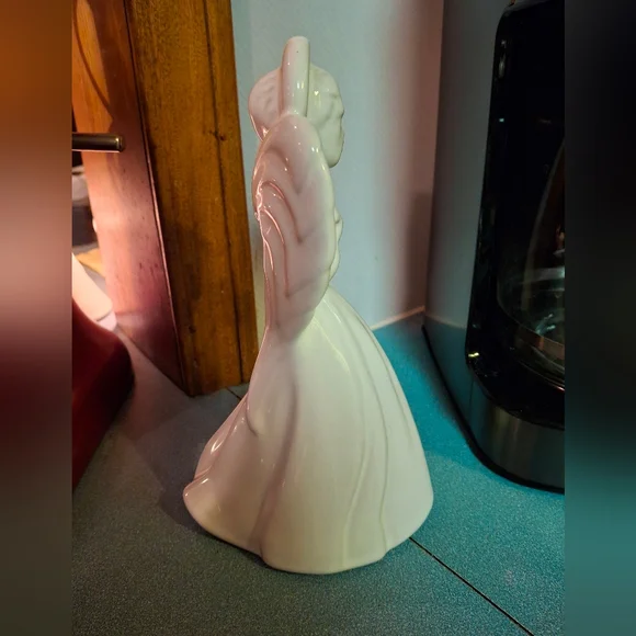 Frankoma Pottery Angel holding Bird #152 - 8 1/2 inches Vintage USA - Picture 5 of 8